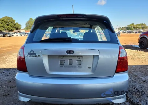 2005 Kia Spectra5 from USA, damaged, VIN KNAFE161X55075460